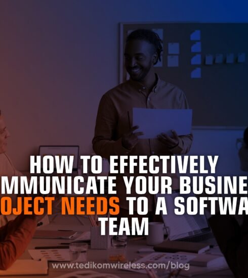 Communication business project to a Software Team